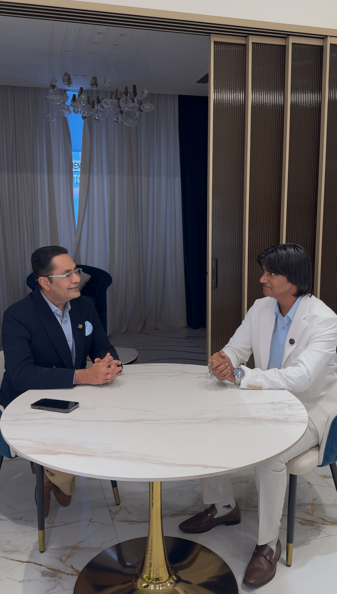 VIP interview session